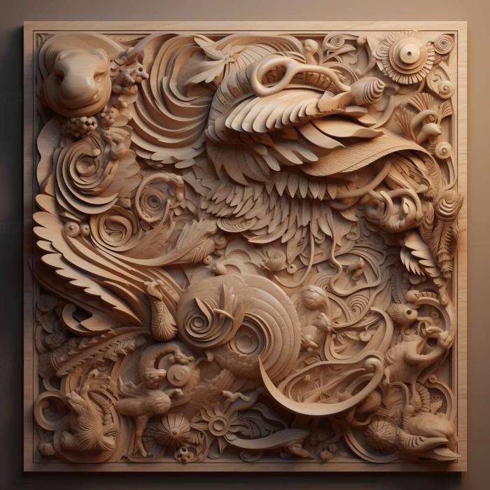 نموذج ثلاثي الأبعاد لآلة CNC 3D Art 